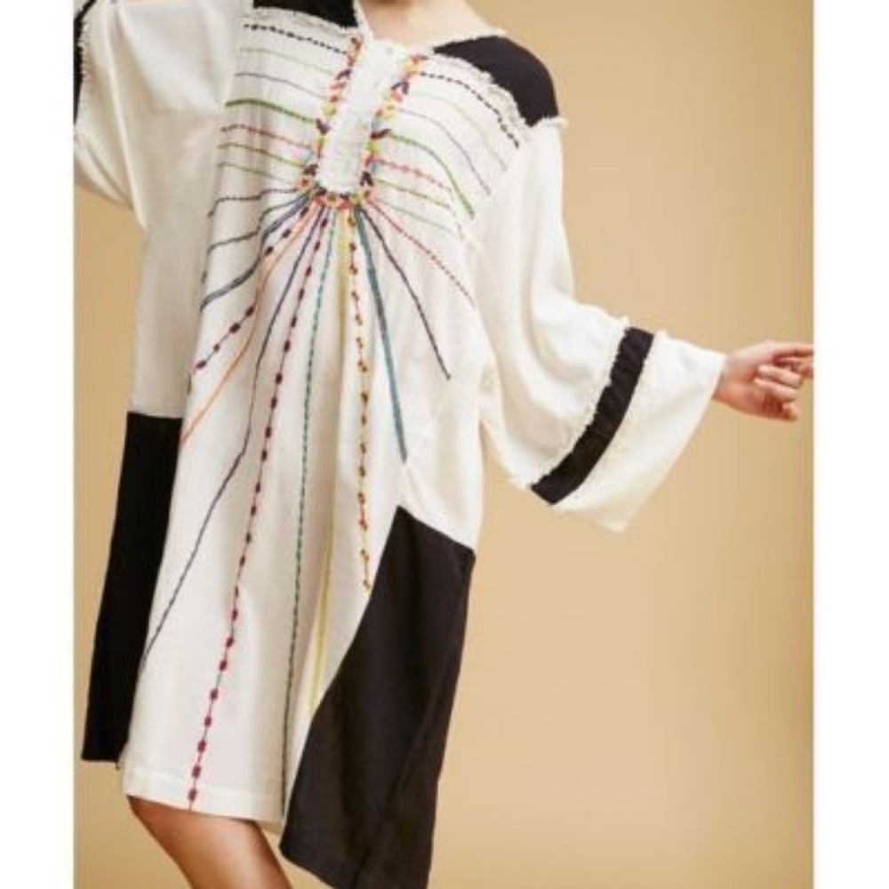Anthropologie Antik Batik Mel Kaftan Dress